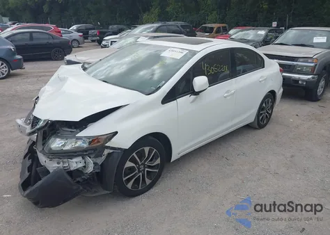 2013 Honda Civic Ex z USA, uszkodzony, nr VIN 19XFB2F89DE286246